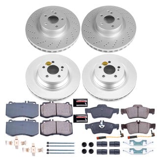 PowerStop® - Z17 Evolution Geomet® Plain Front and Rear Brake Kit
