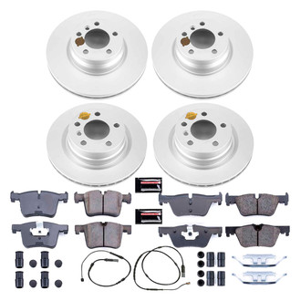 PowerStop® - Z17 Evolution Geomet® Plain Front and Rear Brake Kit