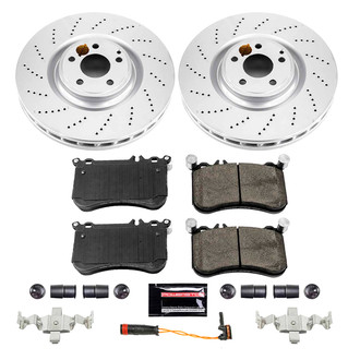 PowerStop® - Z17 Evolution Geomet® Plain Front Brake Kit