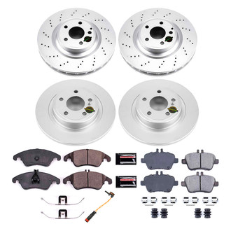 PowerStop® - Evolution Geomet® Z17 Plain Brake Kit