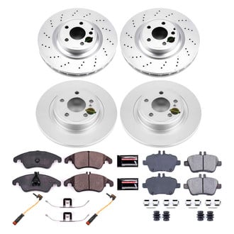 PowerStop® - Z17 Evolution Geomet® Plain Front and Rear Brake Kit