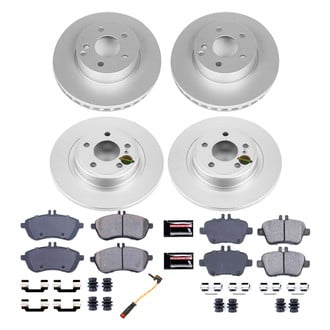 PowerStop® - Z17 Evolution Geomet® Plain Front and Rear Brake Kit