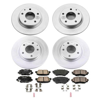 PowerStop® - Z17 Evolution Geomet® Plain Front and Rear Brake Kit
