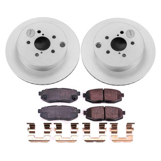 PowerStop® - Z17 Evolution Geomet® Plain Rear Brake Kit