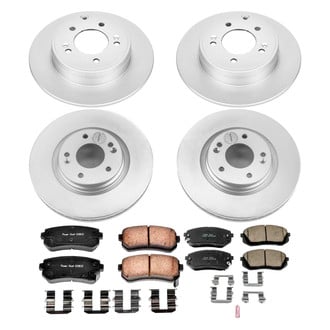 PowerStop® - Z17 Evolution Geomet® Plain Front and Rear Brake Kit