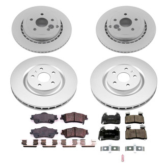 PowerStop® - Z17 Evolution Geomet® Plain Brake Kit