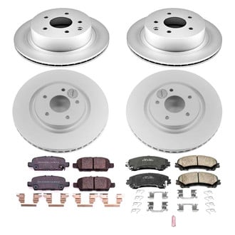 PowerStop® - Z17 Evolution Geomet® Plain Front and Rear Brake Kit