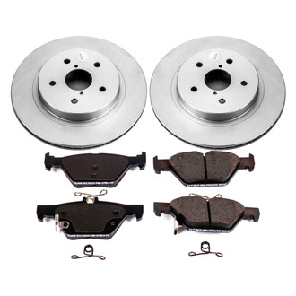 PowerStop® CRK7039 - Z17 Evolution Geomet® Plain Rear Brake Kit