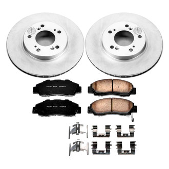 PowerStop® - Z17 Evolution Geomet® Plain Front Brake Kit