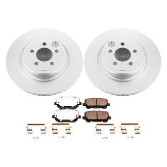 PowerStop® - Z17 Evolution Geomet® Plain Rear Brake Kit