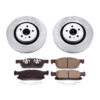 PowerStop® - Z17 Evolution Geomet® Plain Front Brake Kit