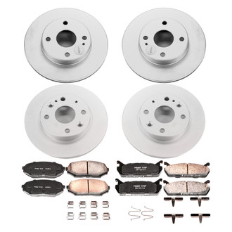 PowerStop® - Z17 Evolution Geomet® Plain Brake Kit