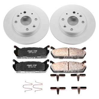PowerStop® CRK719 - Z17 Evolution Geomet® Plain Rear Brake Kit