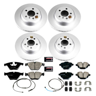 PowerStop® - Z17 Evolution Geomet® Plain Front and Rear Brake Kit