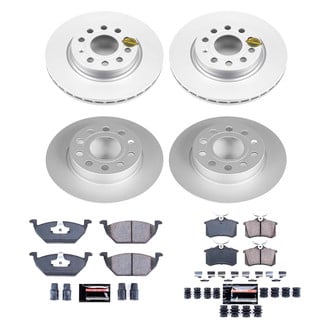 PowerStop® - Z17 Evolution Geomet® Plain Front and Rear Brake Kit