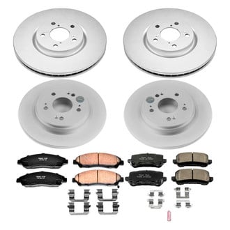 PowerStop® - Z17 Evolution Geomet® Plain Front and Rear Brake Kit
