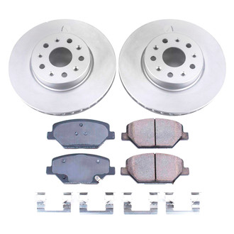 PowerStop® - Z17 Evolution Geomet® Plain Front Brake Kit