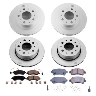 PowerStop® - Z17 Evolution Geomet® Plain Brake Kit