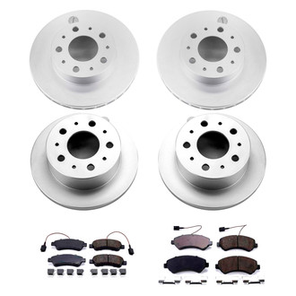 PowerStop® - Z17 Evolution Geomet® Plain Front and Rear Brake Kit