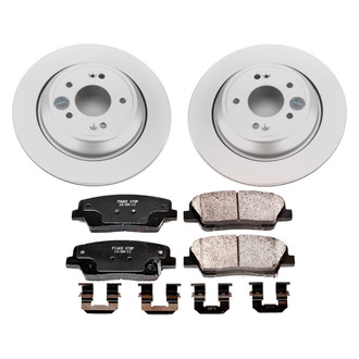 PowerStop® - Z17 Evolution Geomet® Plain Rear Brake Kit