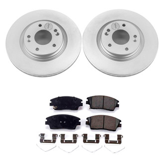 PowerStop® - Z17 Evolution Geomet® Plain Front Brake Kit