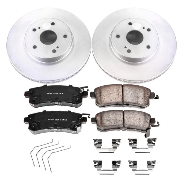 PowerStop® CRK7356 - Z17 Evolution Geomet® Plain Front Brake Kit