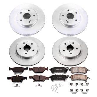 PowerStop® - Z17 Evolution Geomet® Plain Front and Rear Brake Kit