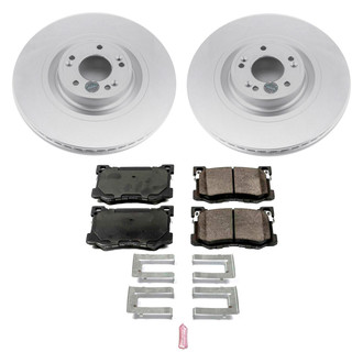 PowerStop® - Z17 Evolution Geomet® Plain Front Brake Kit