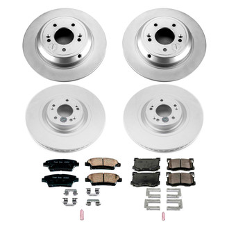 PowerStop® - Z17 Evolution Geomet® Plain Front and Rear Brake Kit