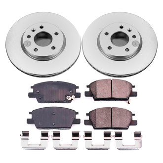PowerStop® - Z17 Evolution Geomet® Plain Front Brake Kit