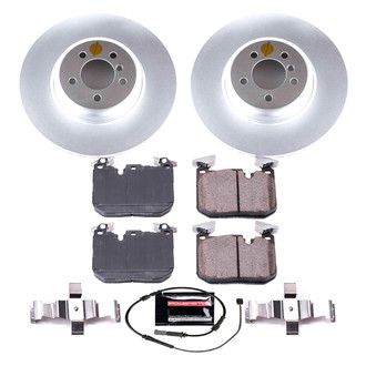 PowerStop® - Z17 Evolution Geomet® Plain Front Brake Kit