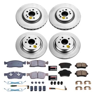 PowerStop® - Z17 Evolution Geomet® Plain Front and Rear Brake Kit