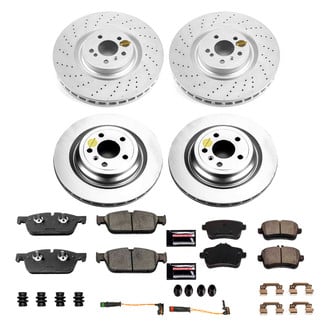 PowerStop® - Z17 Evolution Geomet® Plain Front and Rear Brake Kit