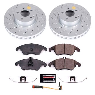PowerStop® - Z17 Evolution Geomet® Plain Front Brake Kit