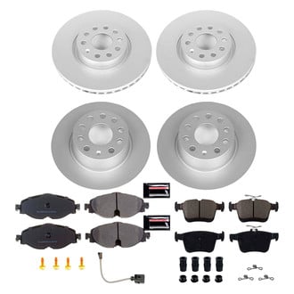 PowerStop® - Z17 Evolution Geomet® Plain Front and Rear Brake Kit