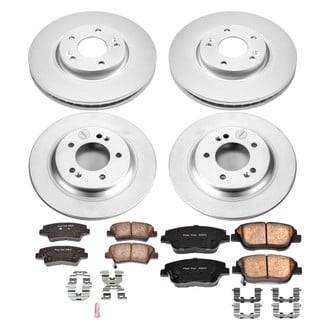 PowerStop® - Z17 Evolution Geomet® Plain Front and Rear Brake Kit