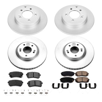 PowerStop® - Z17 Evolution Geomet® Plain Brake Kit