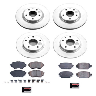 PowerStop® - Z17 Evolution Geomet® Plain Brake Kit