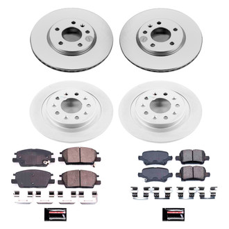 PowerStop® - Z17 Evolution Geomet® Plain Brake Kit