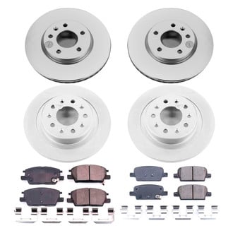 PowerStop® - Z17 Evolution Geomet® Plain Front and Rear Brake Kit