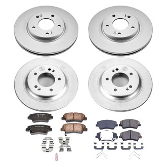 PowerStop® - Z17 Evolution Geomet® Plain Front and Rear Brake Kit