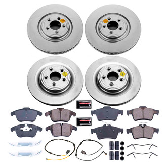 PowerStop® - Z17 Evolution Geomet® Plain Front and Rear Brake Kit