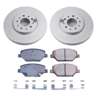 PowerStop® - Z17 Evolution Geomet® Plain Front Brake Kit