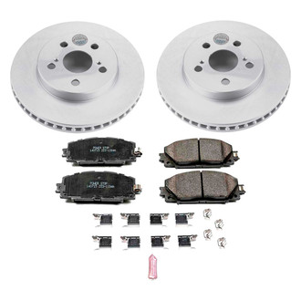 PowerStop® - Z17 Evolution Geomet® Plain Front Brake Kit