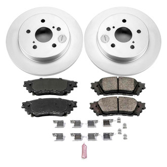 PowerStop® - Z17 Evolution Geomet® Plain Rear Brake Kit