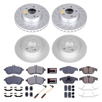 PowerStop® - Z17 Evolution Geomet® Plain Front and Rear Brake Kit