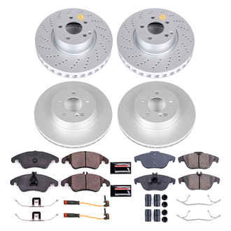 PowerStop® - Z17 Evolution Geomet® Plain Front and Rear Brake Kit