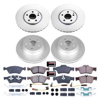 PowerStop® - Z17 Evolution Geomet® Plain Front and Rear Brake Kit