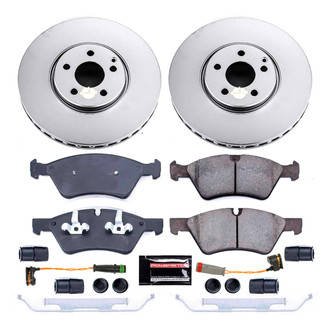 PowerStop® - Z17 Evolution Geomet® Plain Front Brake Kit