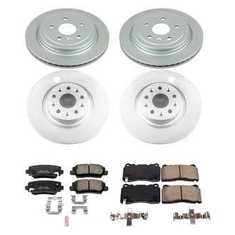 PowerStop® - Z17 Evolution Geomet® Plain Front and Rear Brake Kit